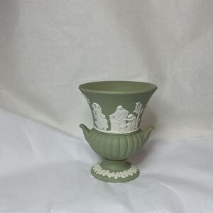 Small Wedgwood  Sage Green Urn